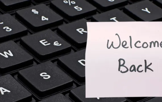 Welcome Back Banner