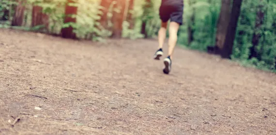 man running