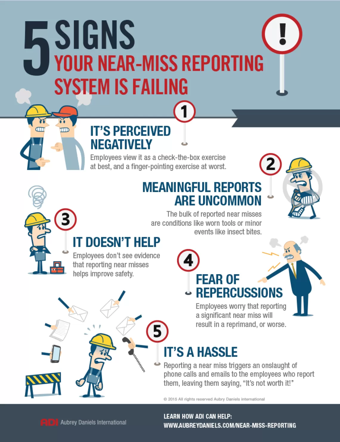 5 Signs Your Near-Miss Reporting System is Failing | Aubrey Daniels ...